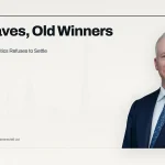 Market waves illustrating geopolitical uncertainty and changing investment cycles